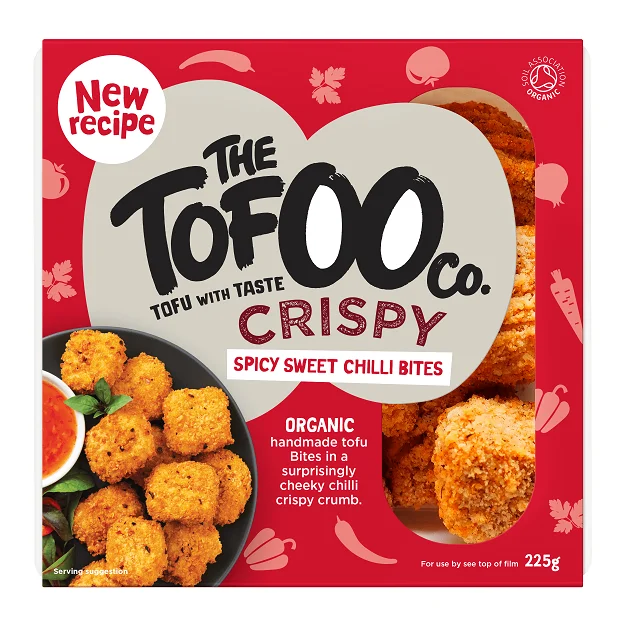 The Tofoo Co. Spicy Sweet Chilli Crispy Tofu Bites 225g