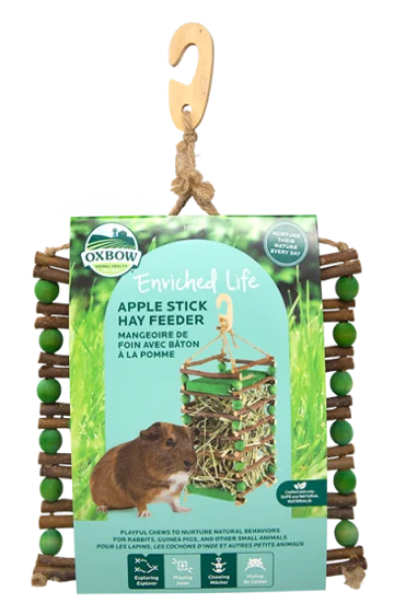 Oxbow Enriched Life - Apple Stick Hay Feeder