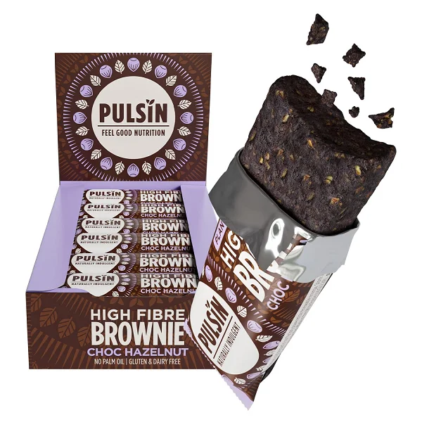 Pulsin Choc Hazelnut Brownie 35g (18pk)