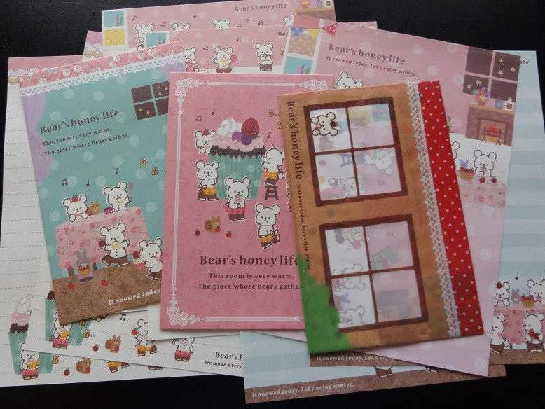 Mindwave Bear's Honey Life Winter Indoor Letter Sets