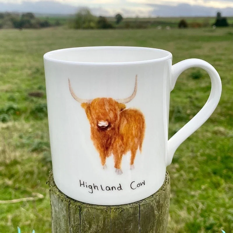 Orchid Designs Highland Cow Mug