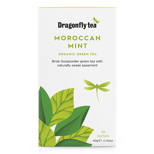 Dragonfly Tea Organic Moroccan Mint Green Tea 4x20 Teabags