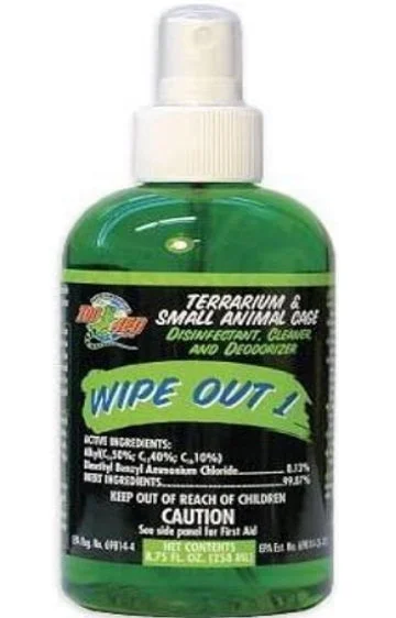 Zoo Med Wipe Out 1 Terrarium Cleaner, 8.75-Ounce