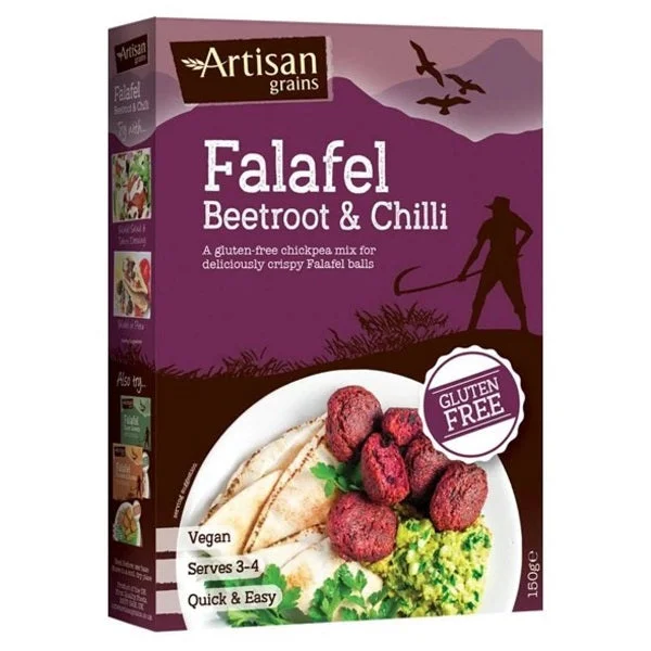 Artisan Grains Beetroot & Chilli Falafel 150g