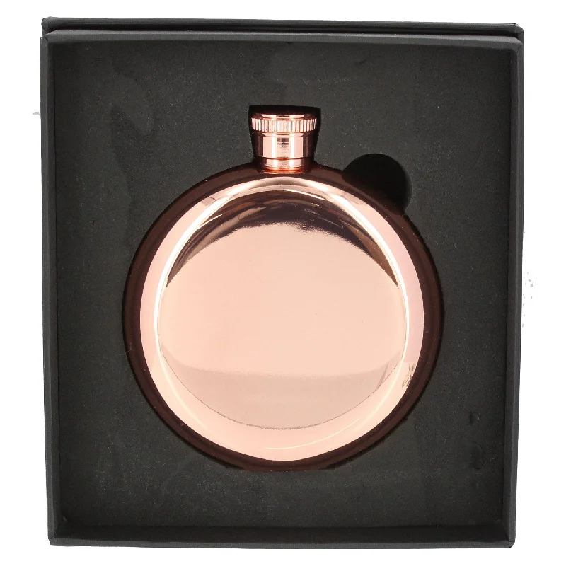 Sarome 5Oz Rose Gold Flask