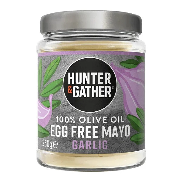 Hunter & Gather Egg Free Garlic Olive Oil Mayo 250g (6pk)