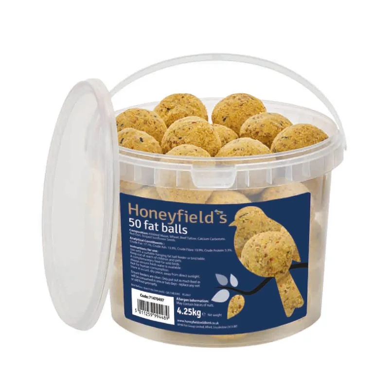 Honeyfields Fat Balls - Tub Of 50