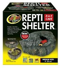 Zoo Med Reptile Shelter 3 in 1 Cave, Small