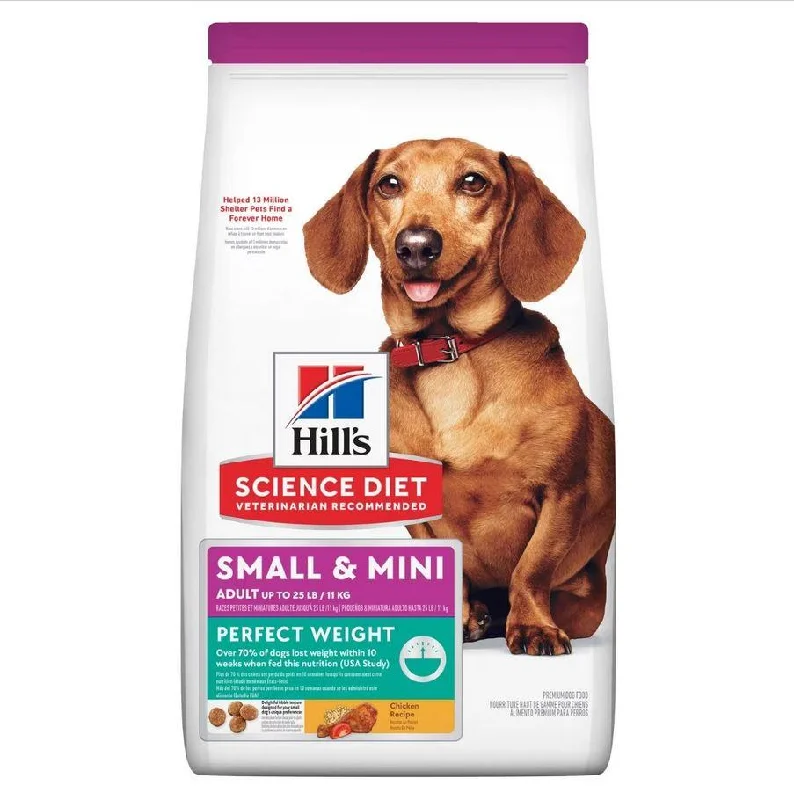 Hill’s – Science Diet – Adult Dog – Perfect Weight – Small & Mini