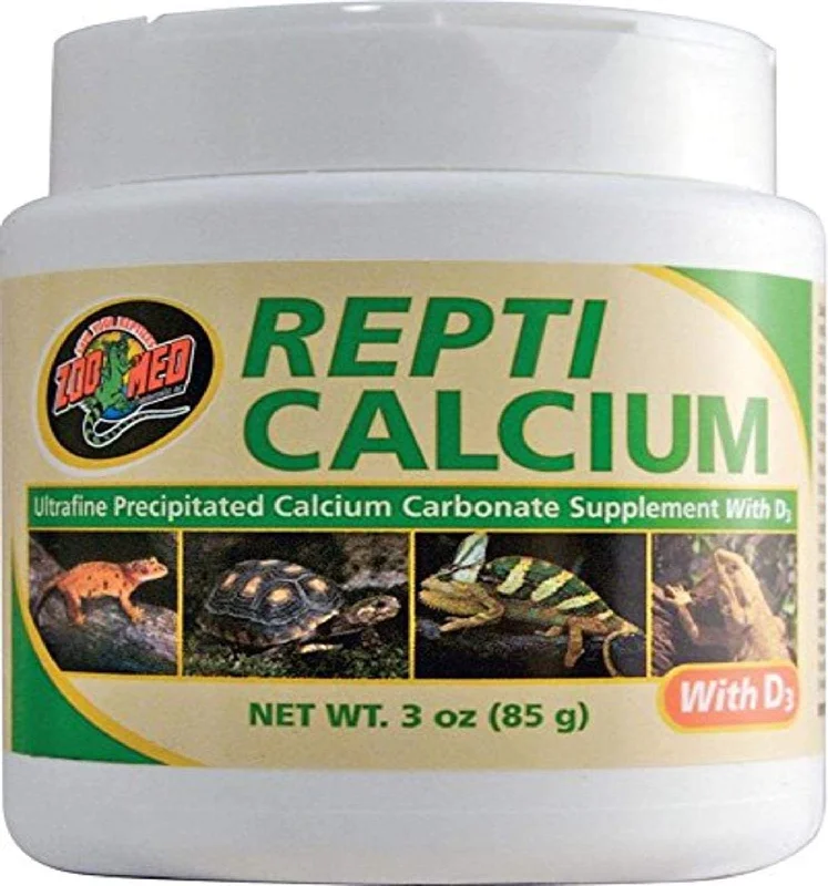 Zoo Med Calcium With Vitamin D3 Reptile Food, 3-Ounce