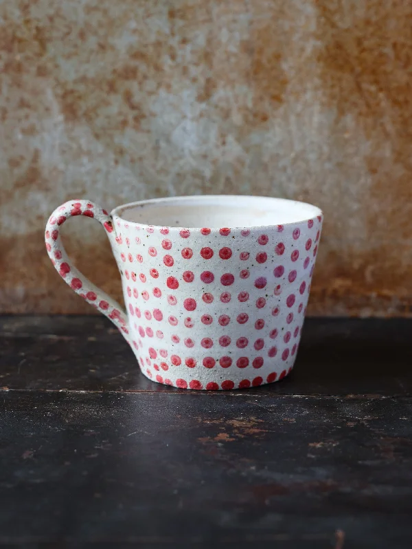 Handmade Ceramic Polka Dot Mug