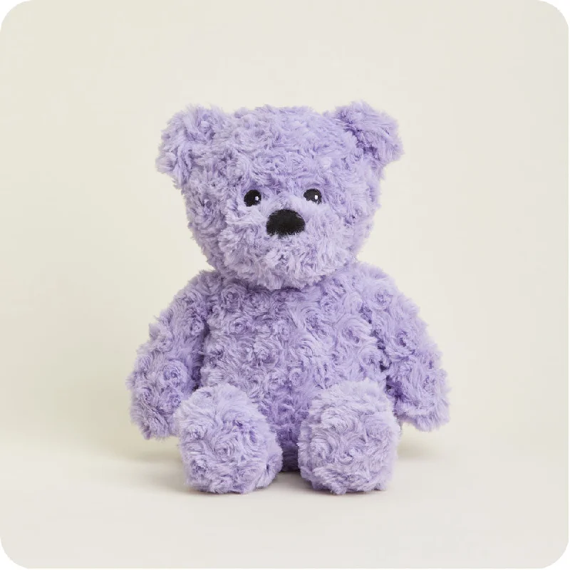 Purple Curly Bear Warmies