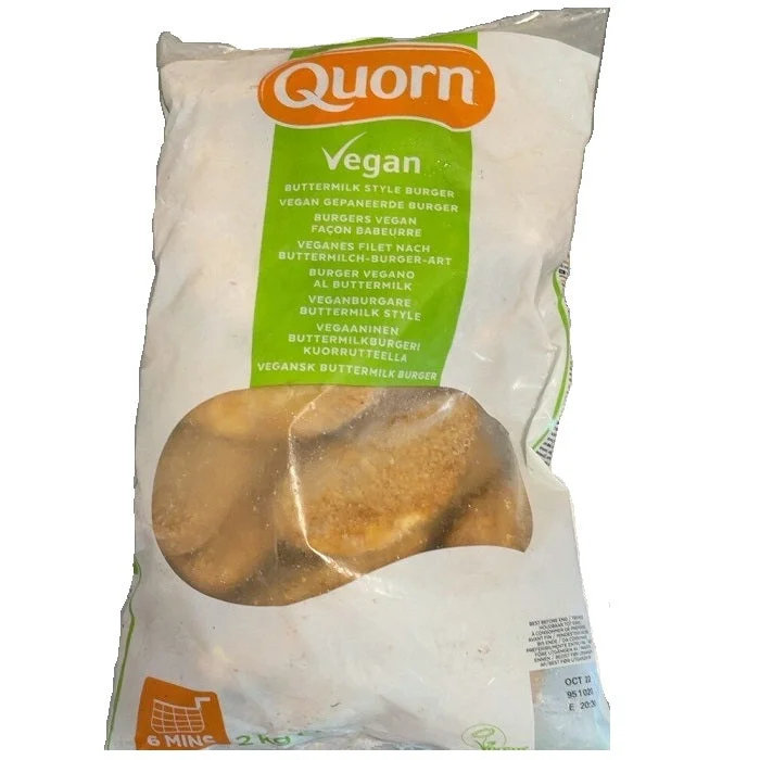 Quorn Vegan ChiQin Buttermilk Burger 2kg (20x100g)