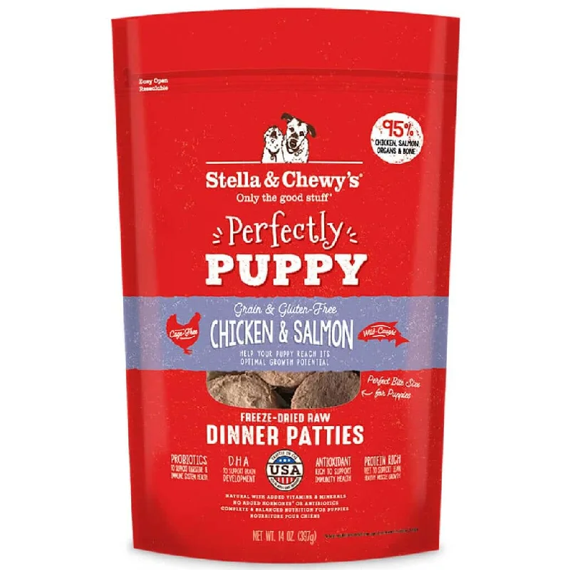 Stella & Chewy's Perfectly Puppy Chicken & Salmon Dinner Patties Freeze-Dried Dog Food