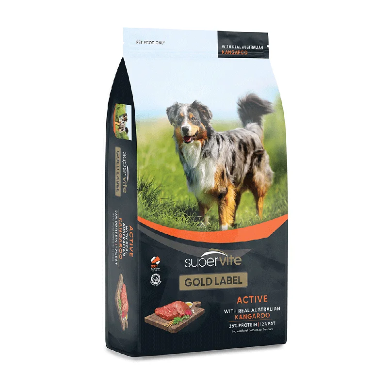 Supervite Gold Label – Adult Dog – Active Kangaroo