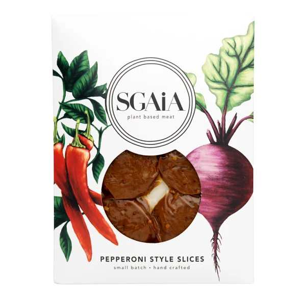 SGAiA Vegan Pepperoni Style Slices 150g