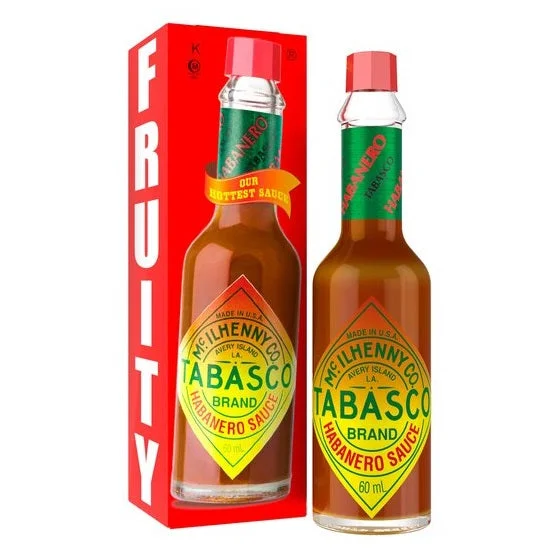 Tabasco Hot Habanero Pepper Sauce 60ml