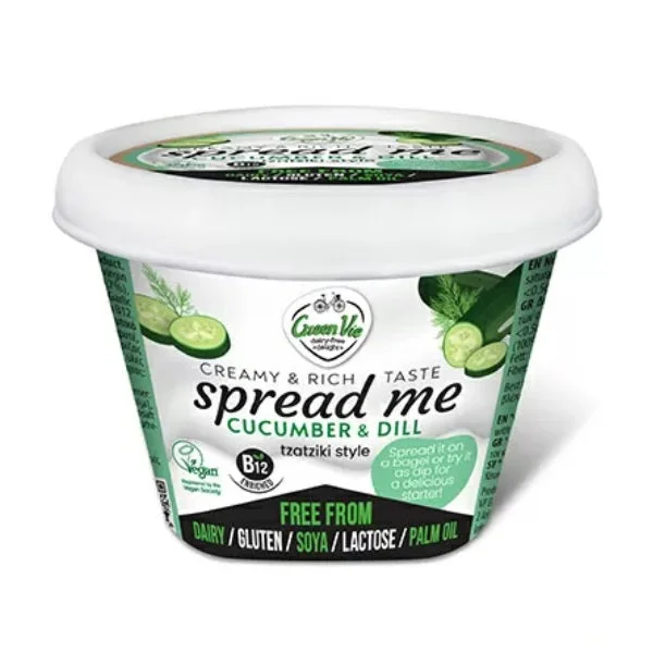 GreenVie Spread with Cucumber & Dill (Tzatziki Style) 200g