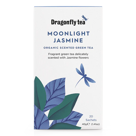 Dragonfly Tea Organic Moonlight Jasmine Green Tea 4x20 Teabags