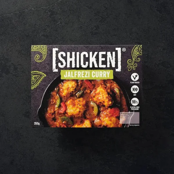 [SHICKEN] Jalfrezi Curry 350g - HOT - Vegan Ready Meal (4pk)