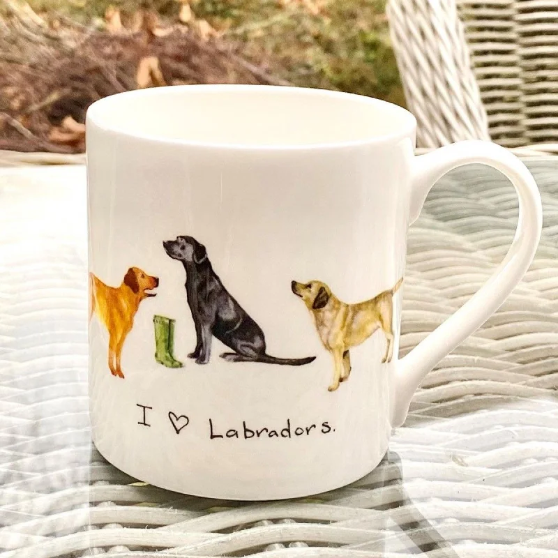 Orchid Designs I Love Labradors Mug