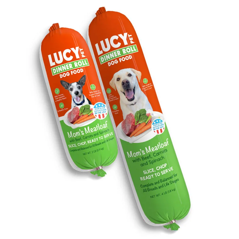 Lucy Pet™ Mom’s Meatloaf™ Dinner Roll Beef Wet Dog Food