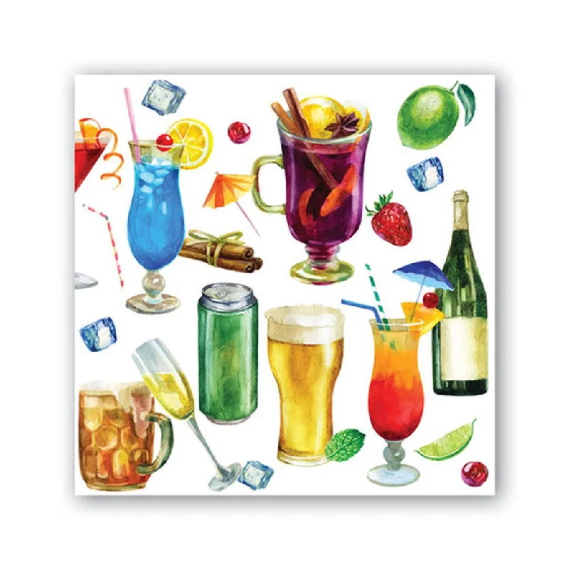 Michel Design Works : Happy Hour Cocktail Napkins