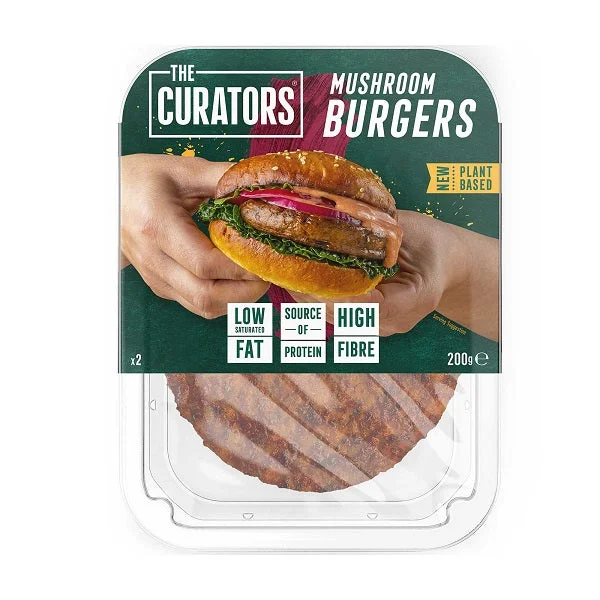 The Curators Mushroom Burgers 200g