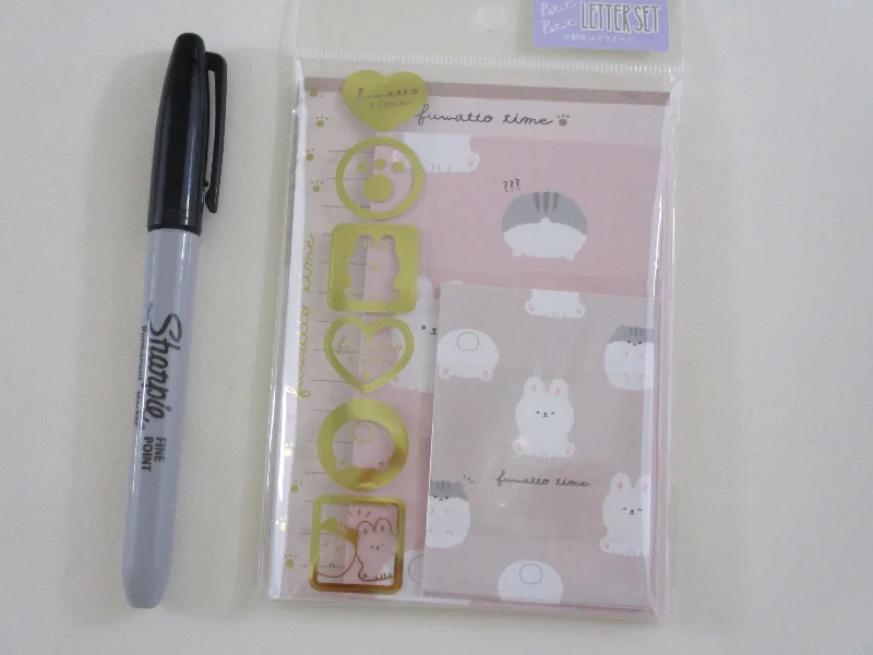 Crux Hamster and Rabbit MINI Letter Set Pack - Stationery Writing Note Paper Envelope