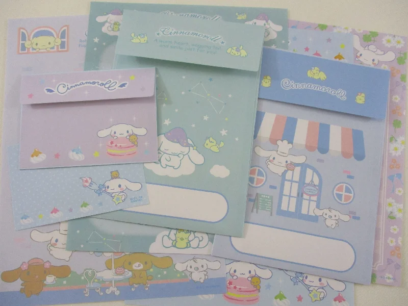 Cute Kawaii Cinnamoroll Letter Sets - Penpal Stationery Writing Paper Envelope