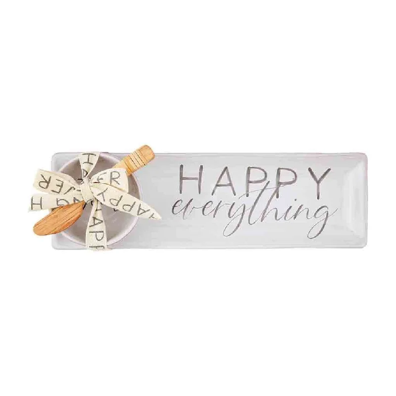 Mud Pie : Happy Everything Tray & Dip Set