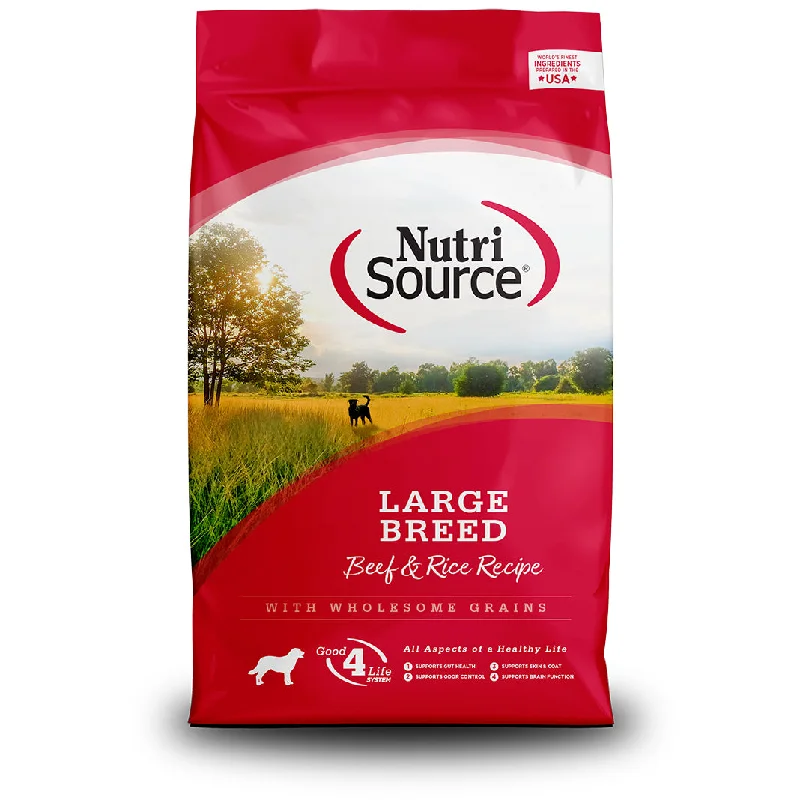 NutriSource Large Breed Beef & Rice Recipe Dry Dog Food