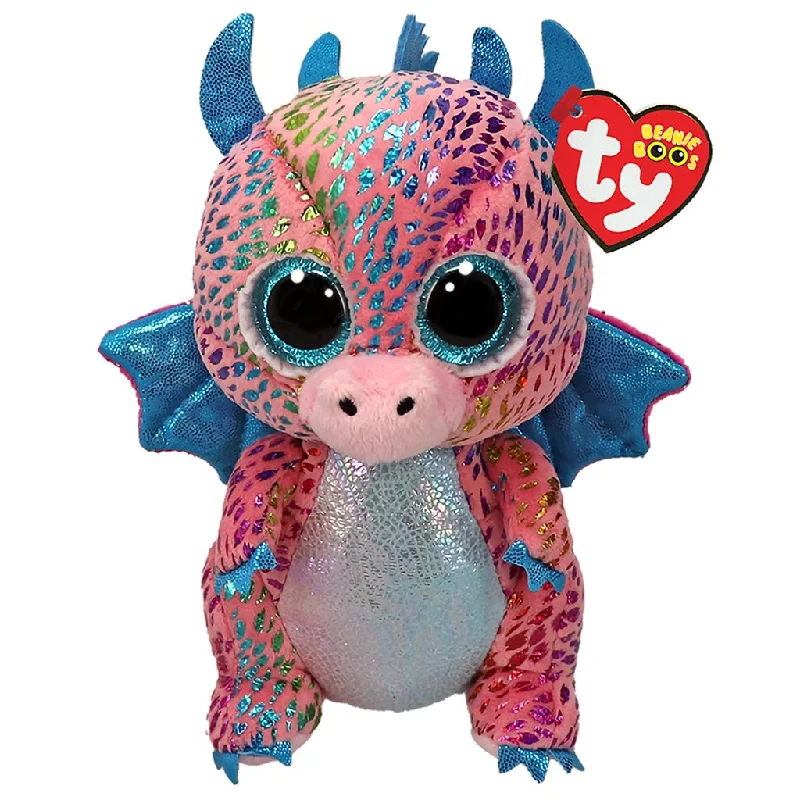 Ty : Beanie Boos - Flint The Multicolored Dragon