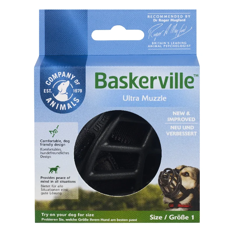 Company of Animals Baskerville Ultra Dog Muzzle Size 1