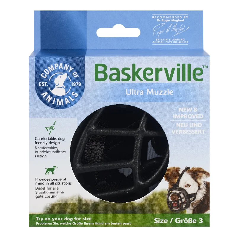 Company of Animals Baskerville Ultra Dog Muzzle Size 3