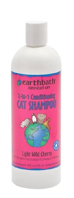 Earthbath Natural Shampoo for Cats - Cherry or Fragrance Free