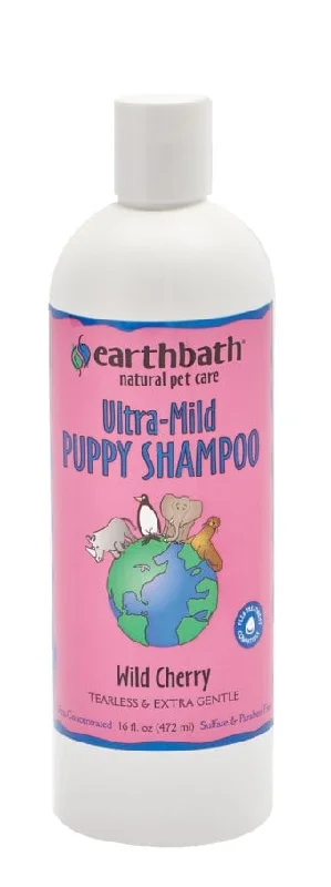 Earthbath Natural Shampoo for Puppies - Ultra-Mild Cherry