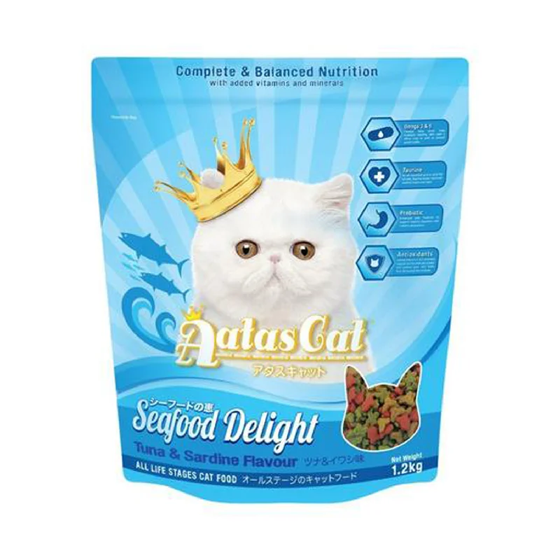 Aatas Cat Seafood Delight Tuna & Sardine Dry Cat Food