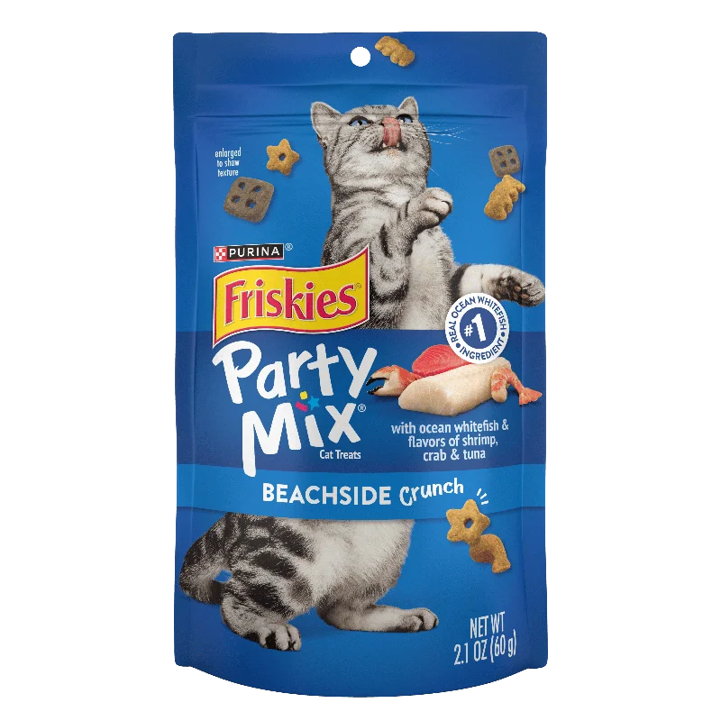 Friskies Party Mix Crunch Beachside Adult Cat Treats