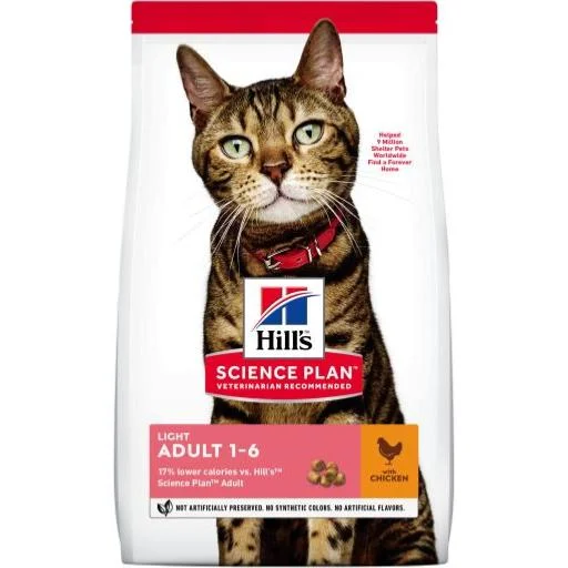 Hill's Science Plan | Dry Cat Food | Adult Light | Chicken - 1.5kg