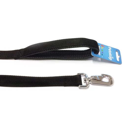 Petstop Padded Lead Black